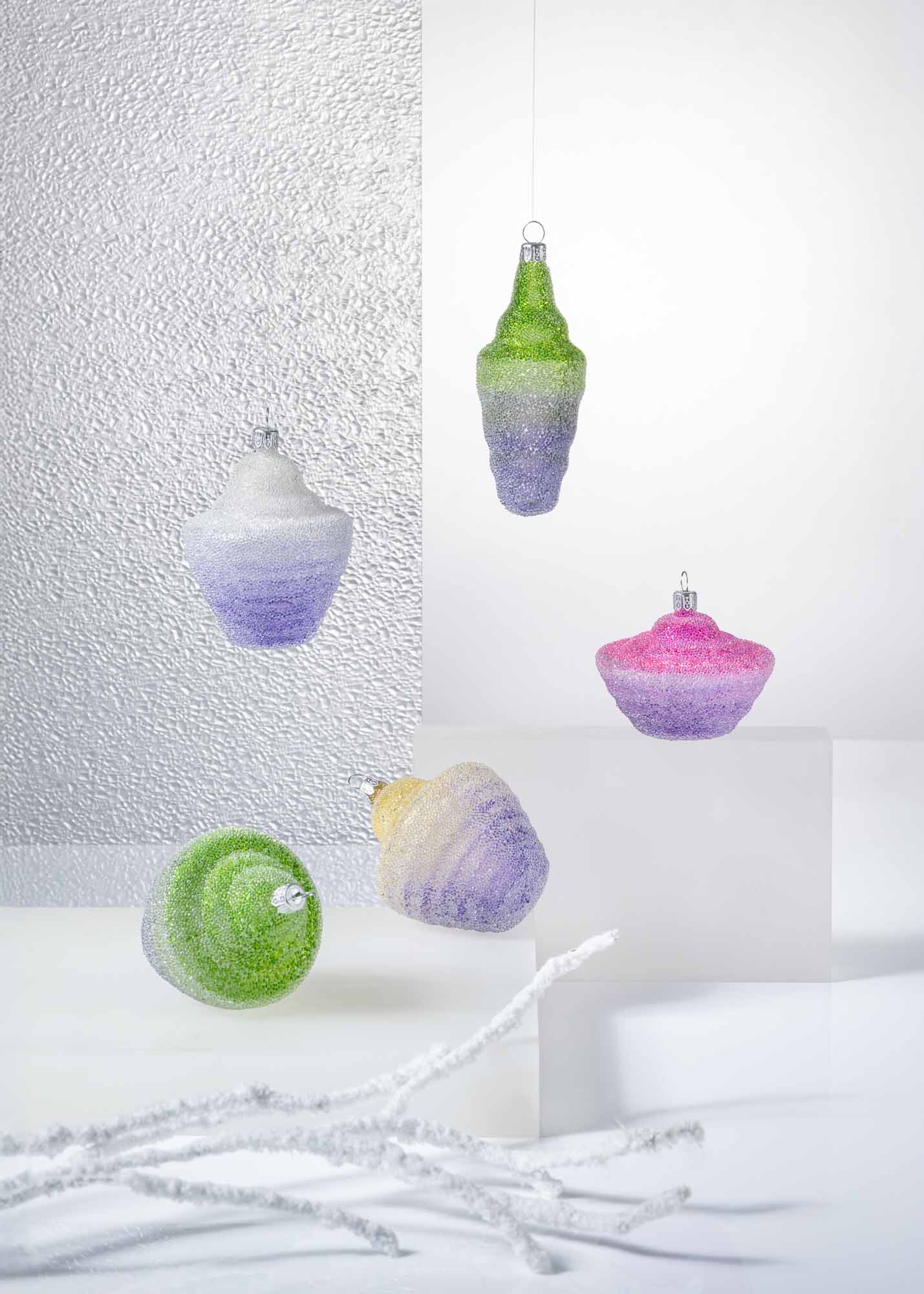 Vánoční ozdoba Aurora Prism Green