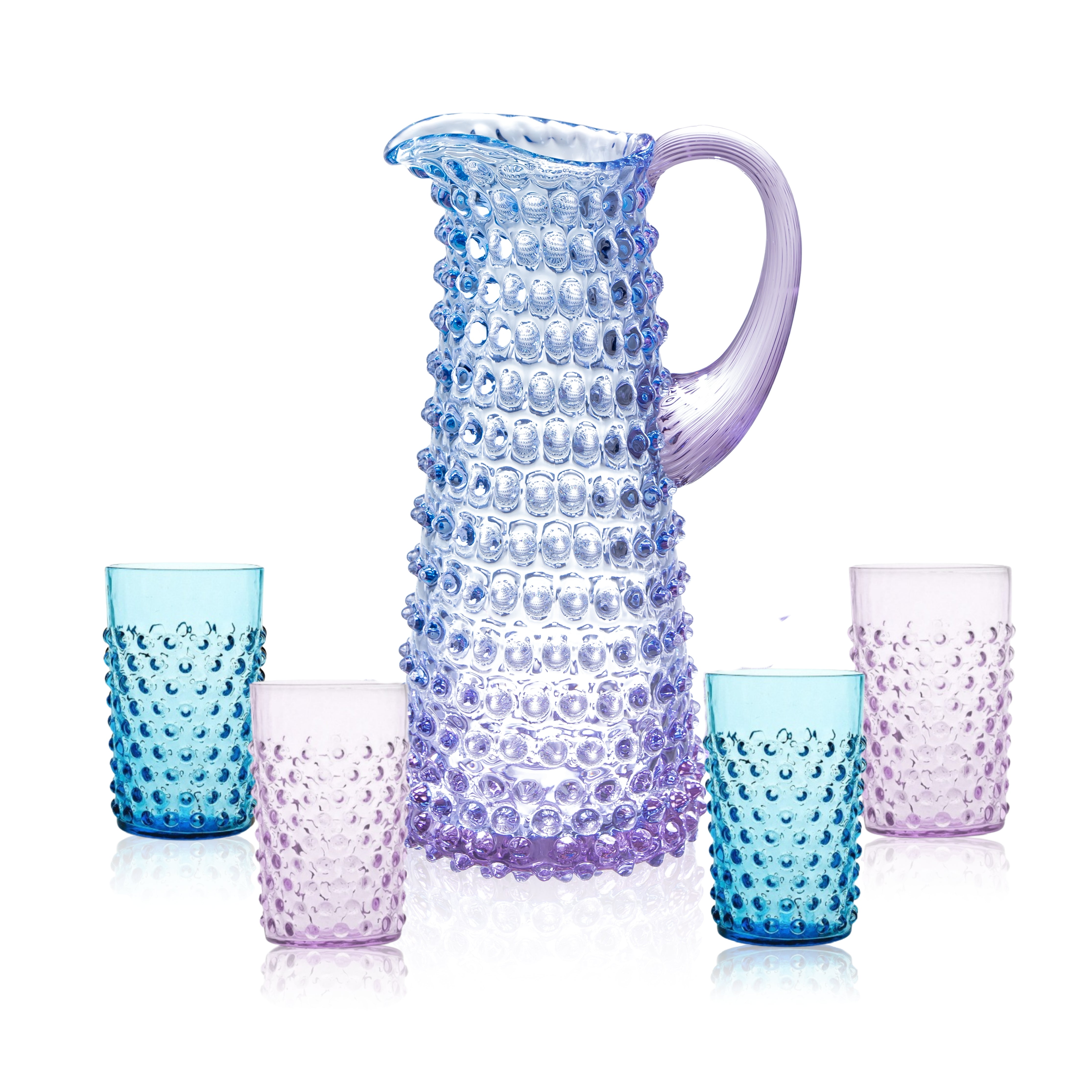 Sada Galaxy Hobnail Vysoký Džbán a Sklenice