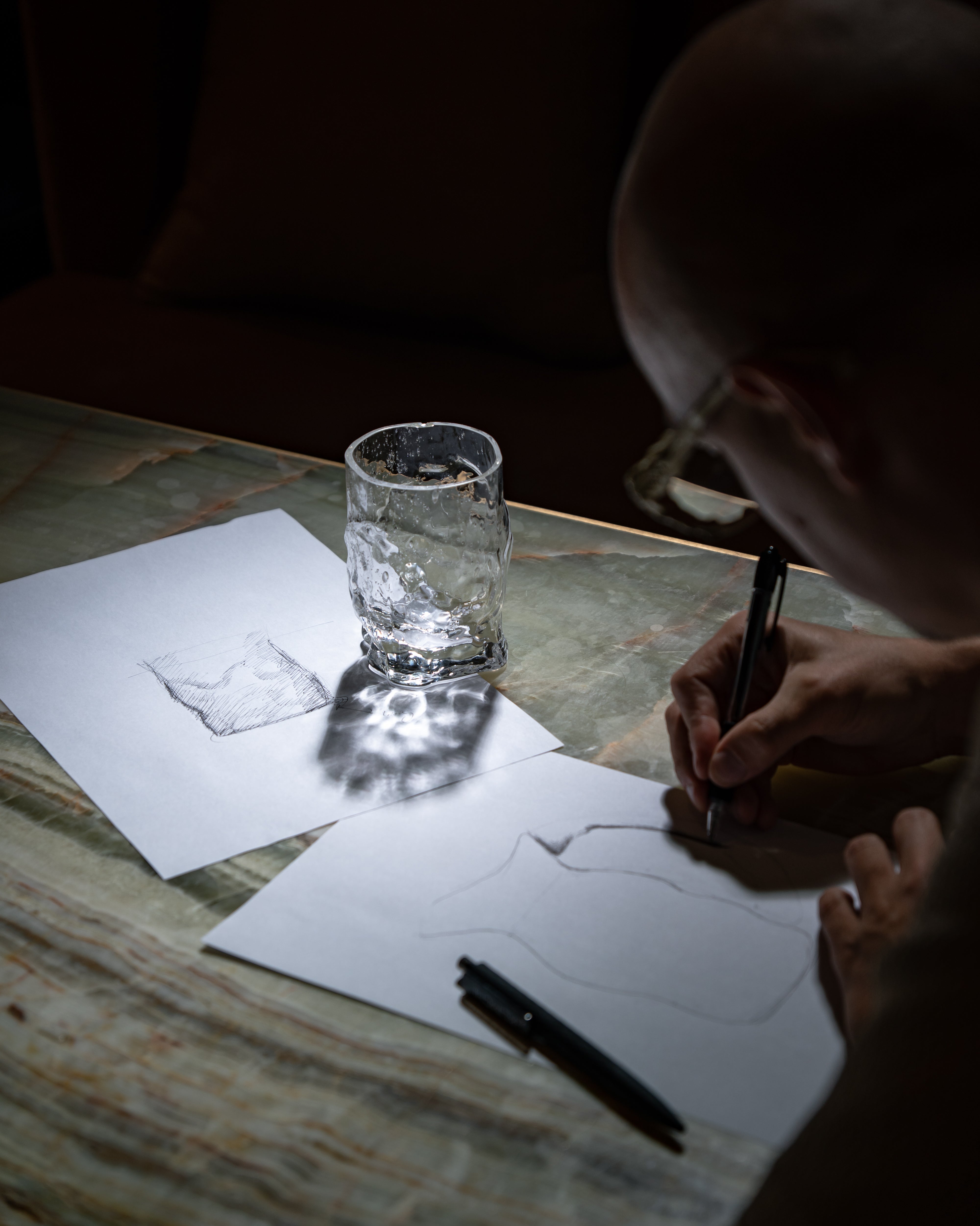 Sklenice Liquid Glass