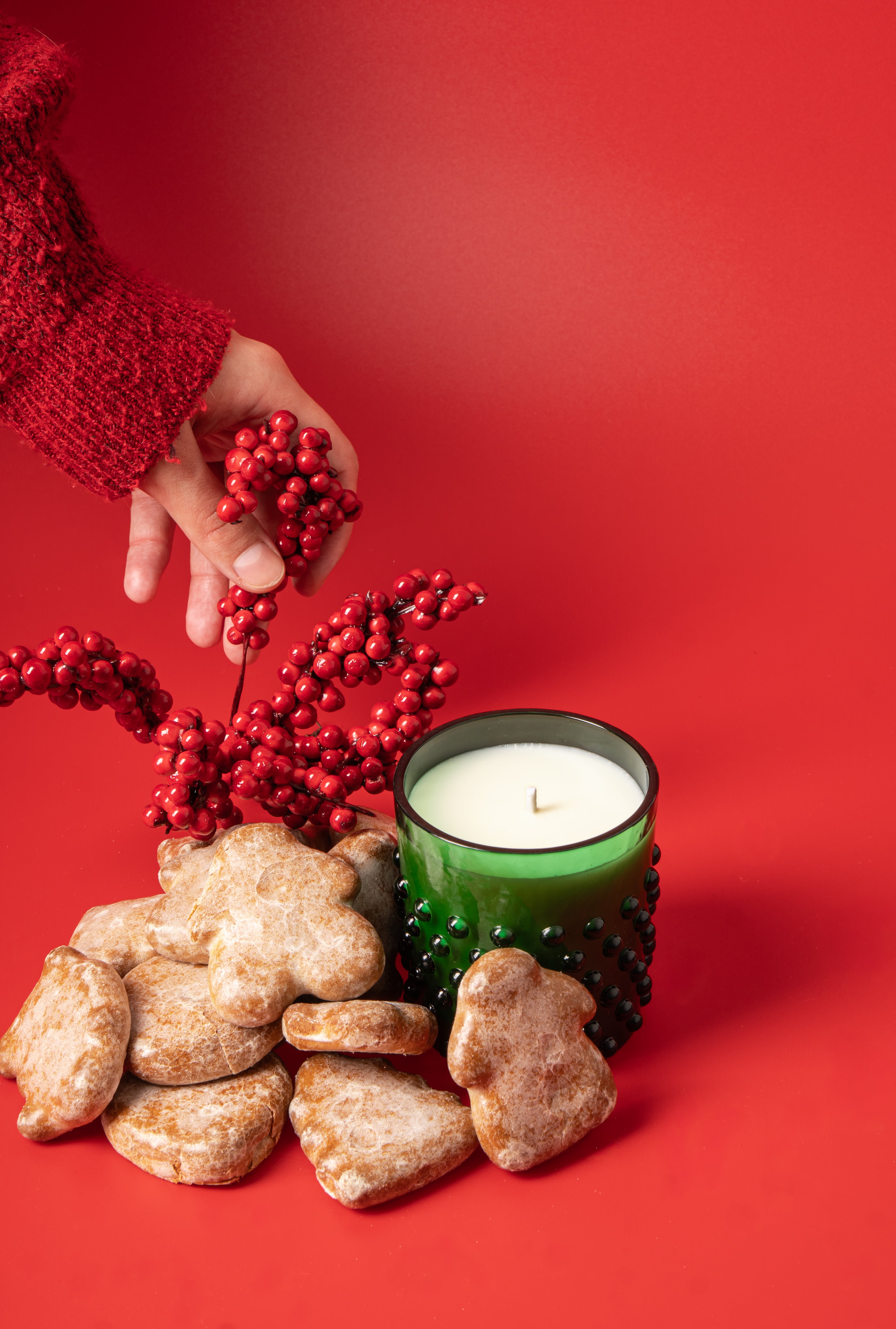 Hobnail Svíčka Christmas