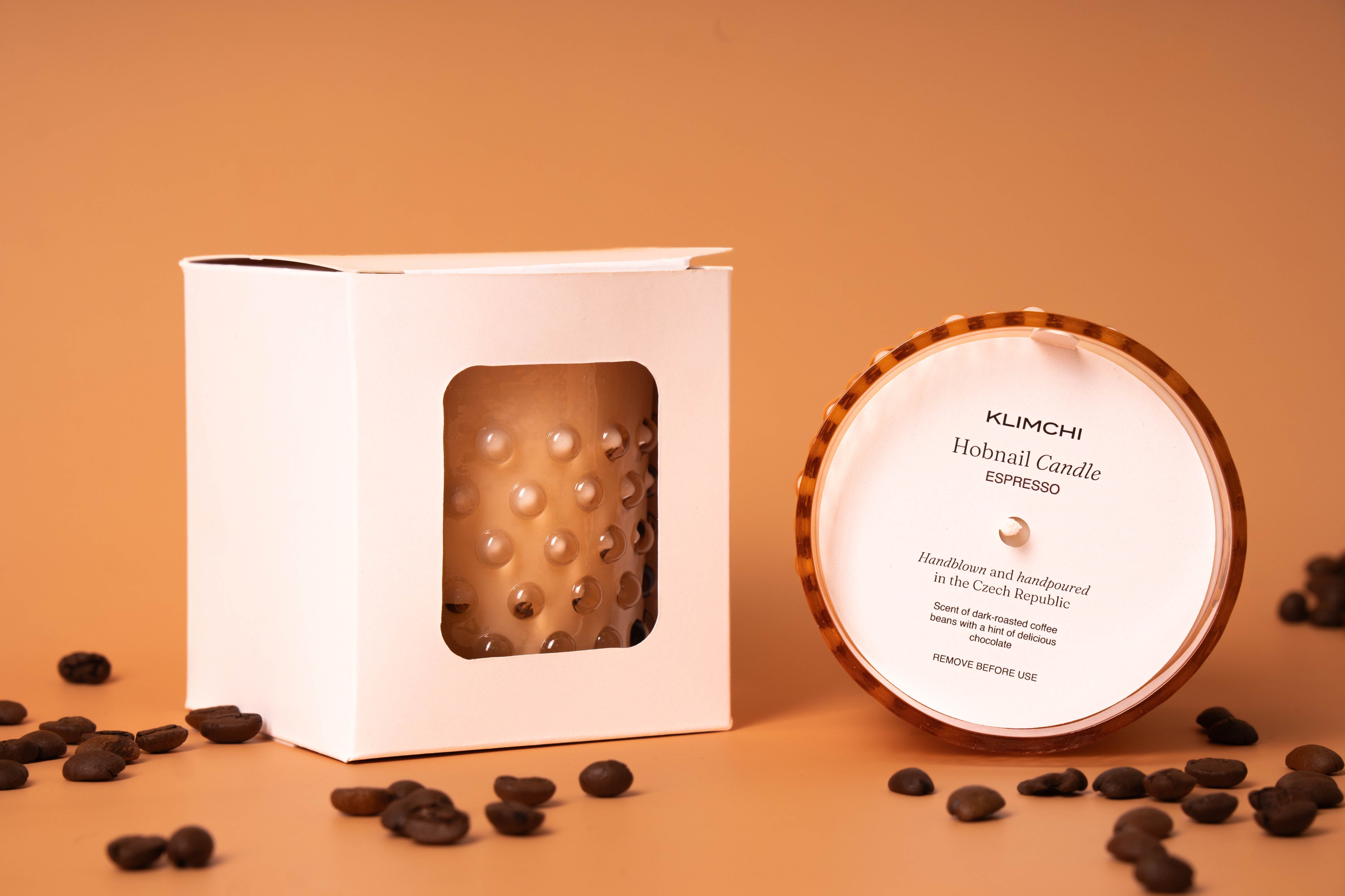 Hobnail Svíčka Espresso