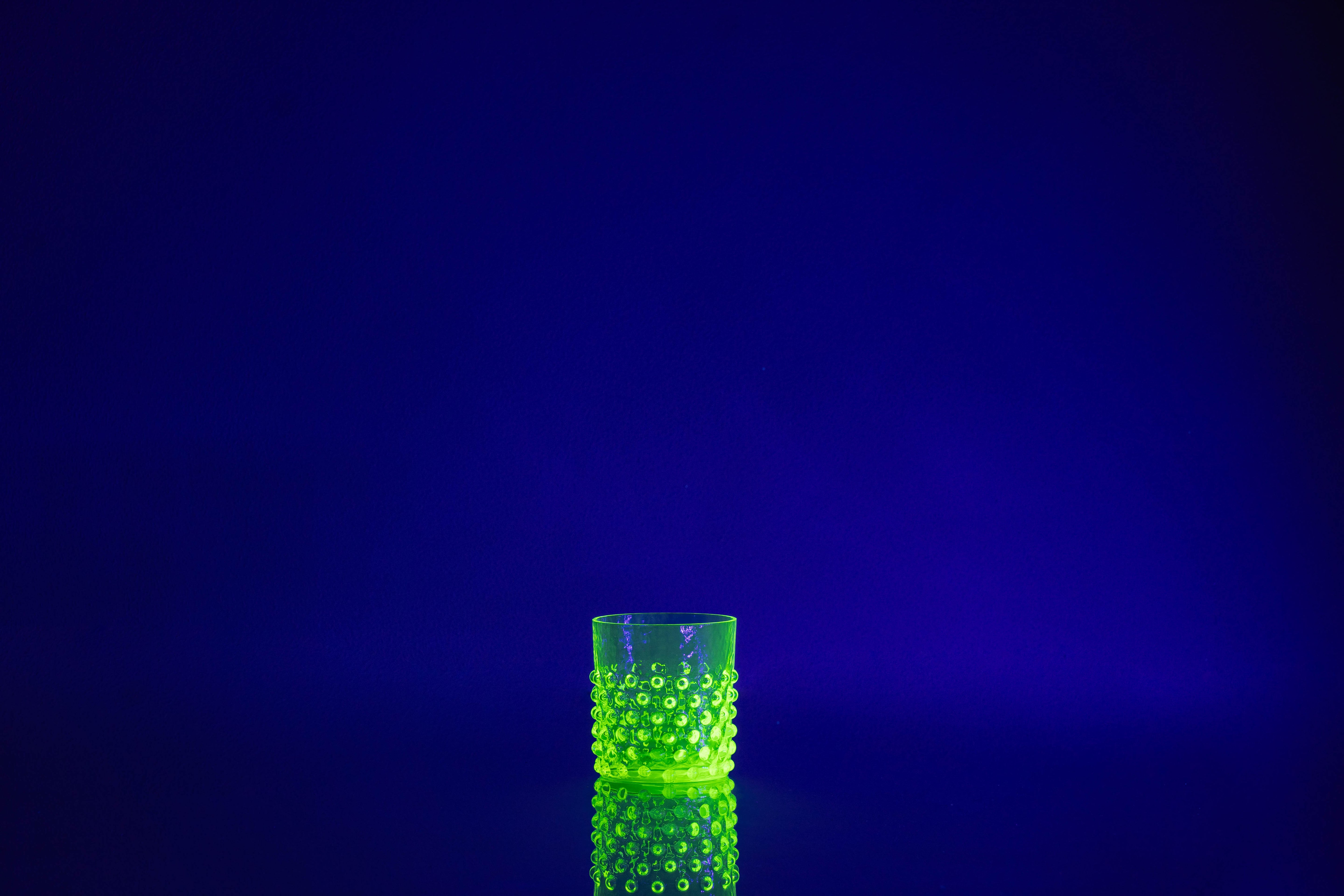 Whiskey Sklenice Hobnail Neon Citrine