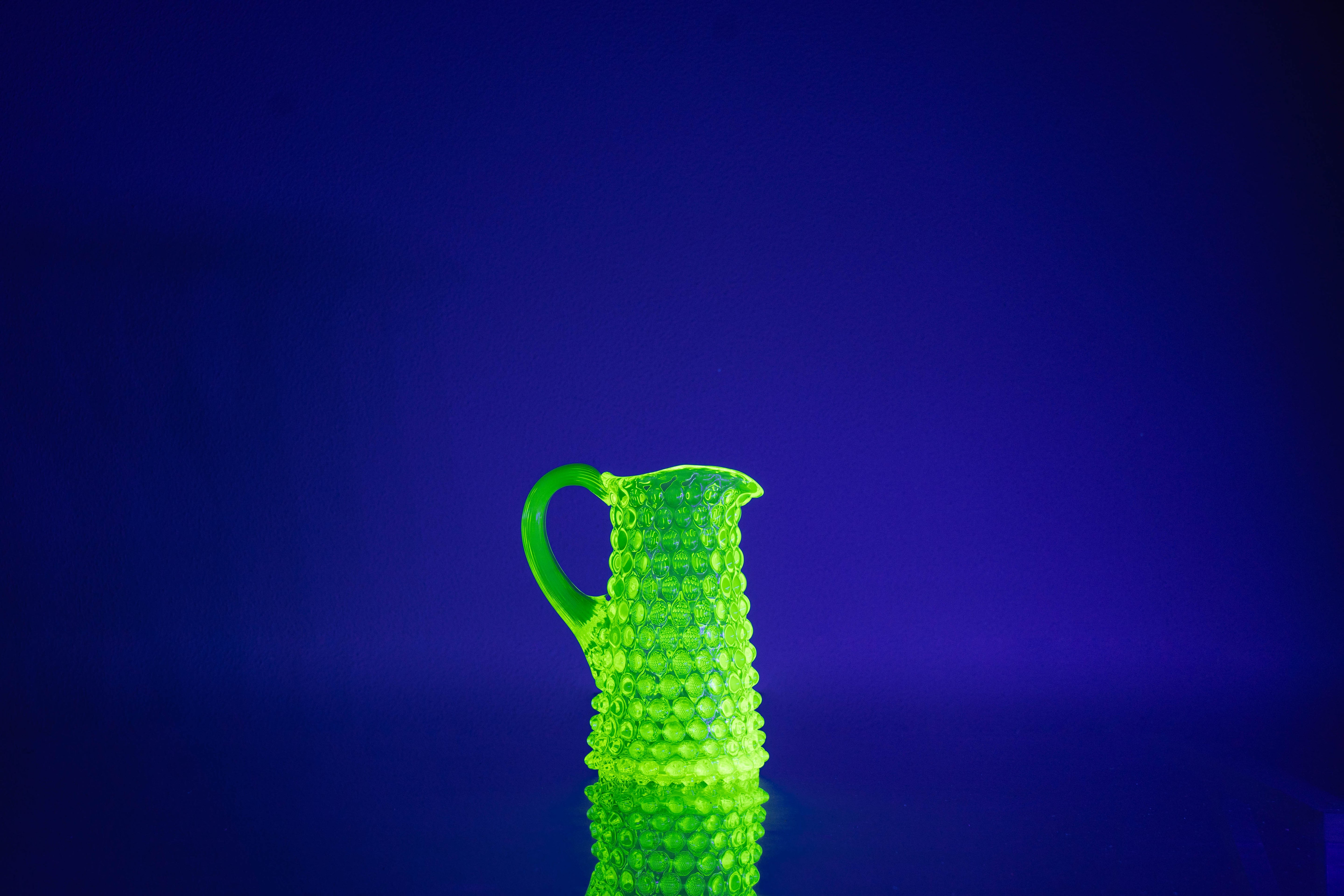 Malý Hobnail Džbánek Neon Citrine