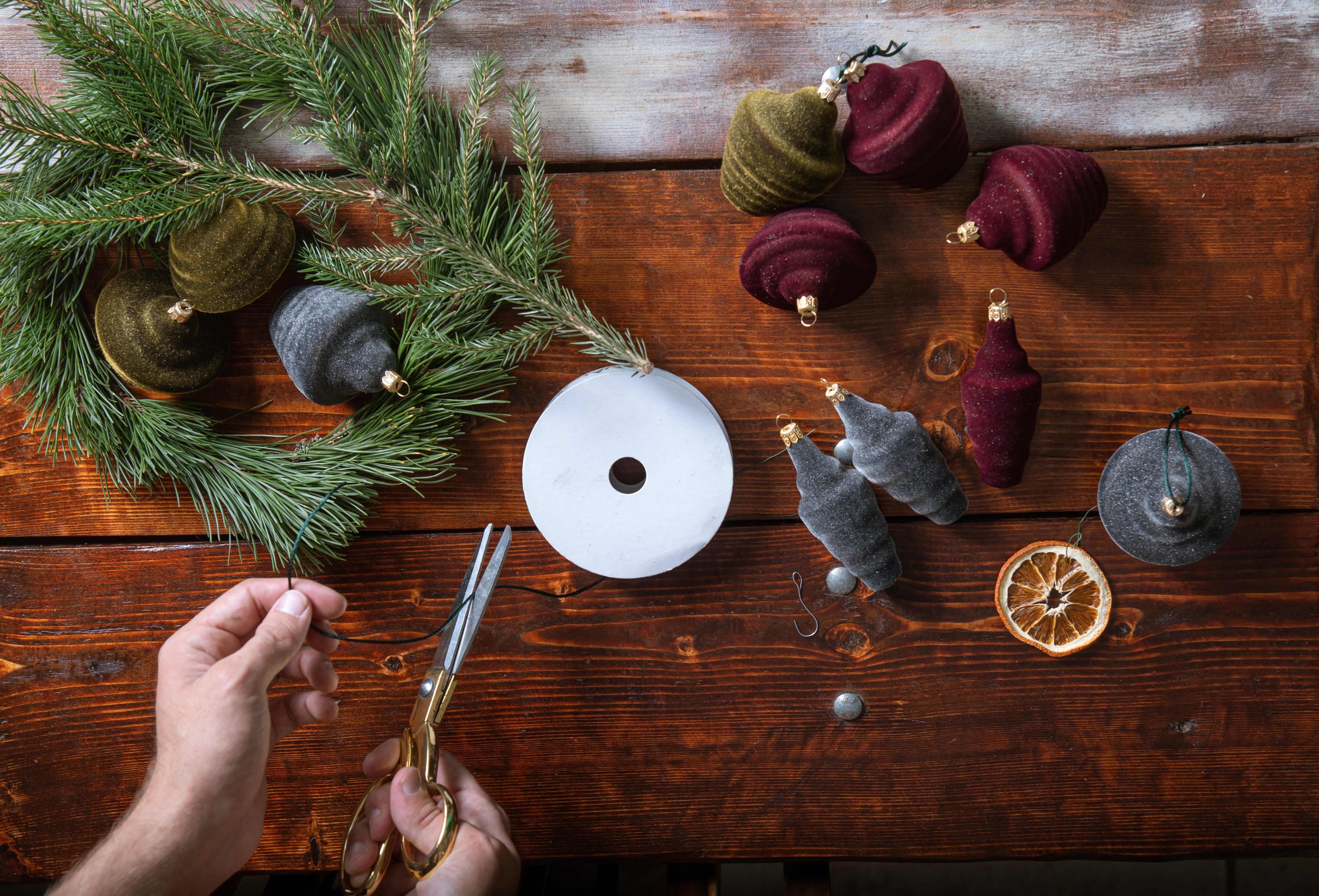 Vánoční Ozdoba Moss Diamond Champagne