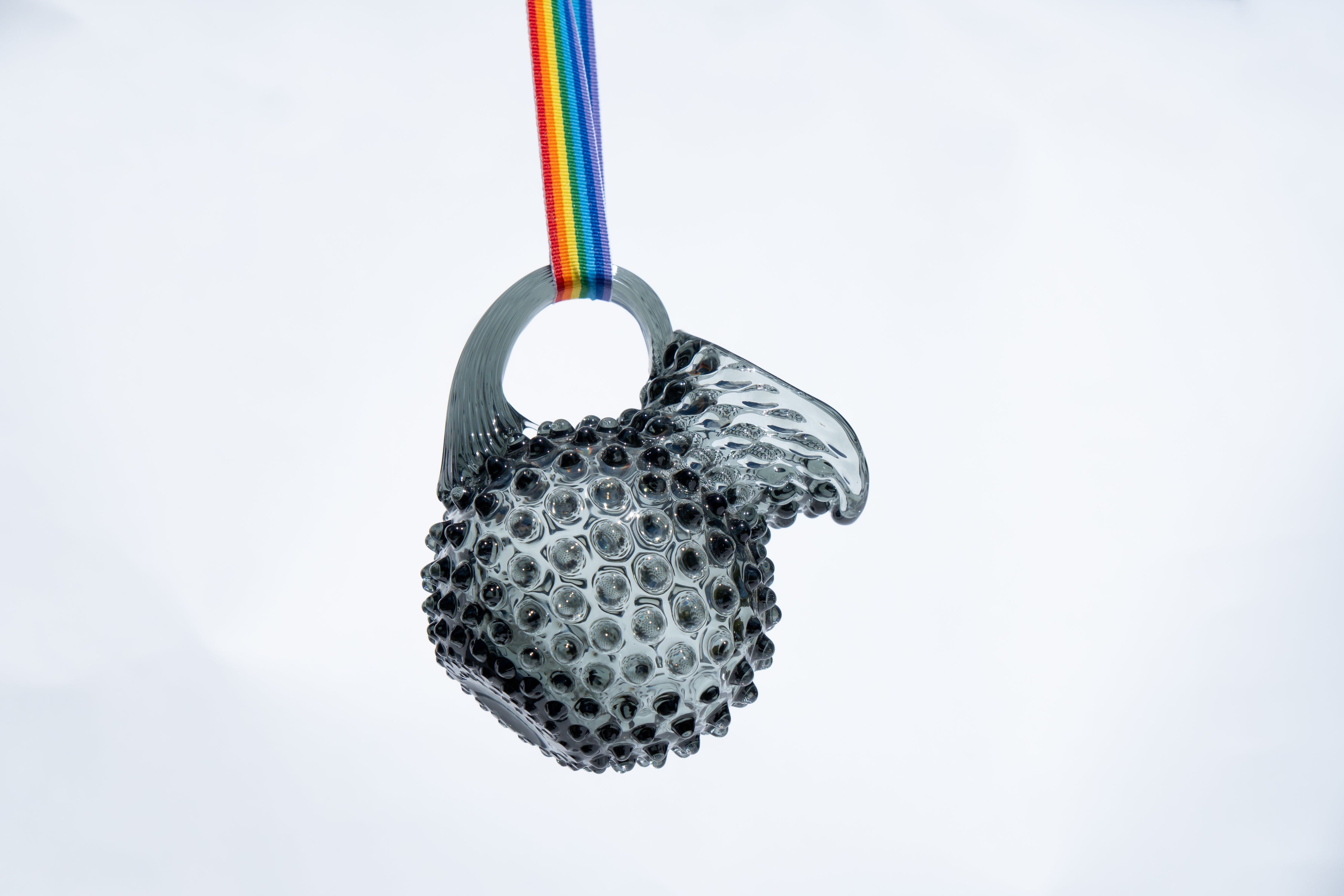 Džbánek Grey Smoke Hobnail Creamer