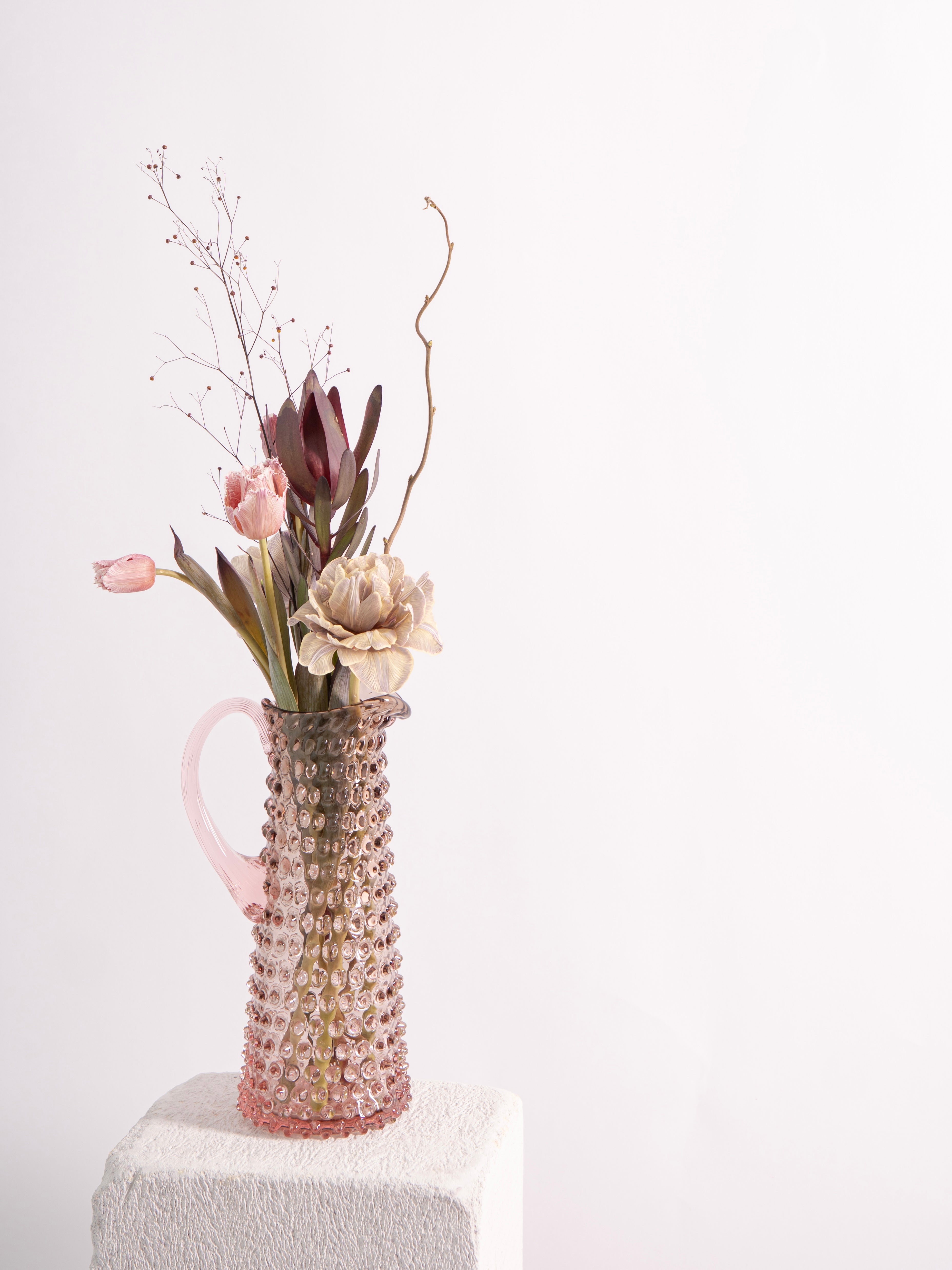 Vysoký Hobnail Džbán Dusk