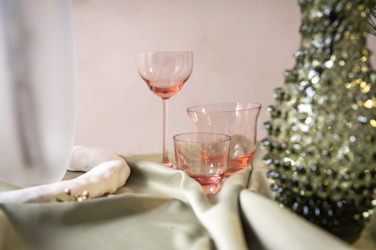 SHADOWS Coupette Glass in Suede Pink (Set of 2) - KLIMCHI