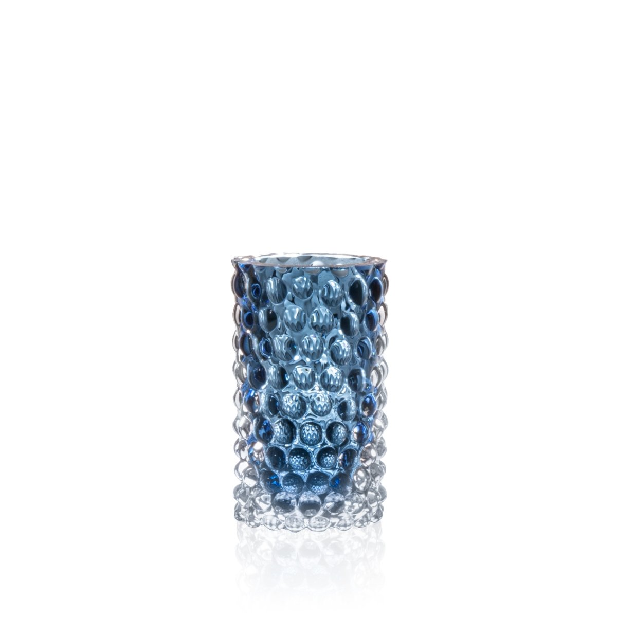 Underlay Blue Smoke Hobnail Bud Vase - KLIMCHI