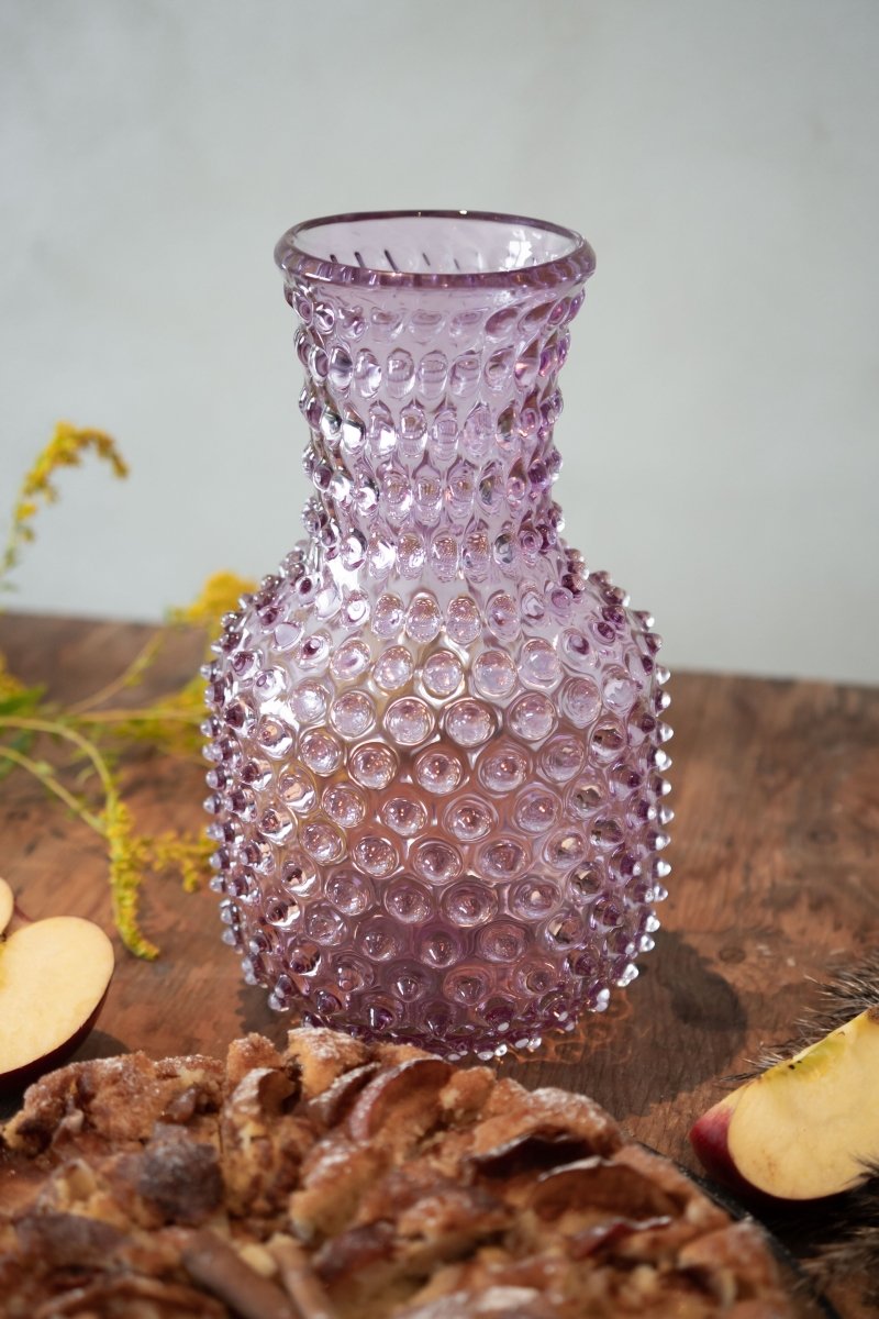 Lilac Hobnail Carafe - KLIMCHI