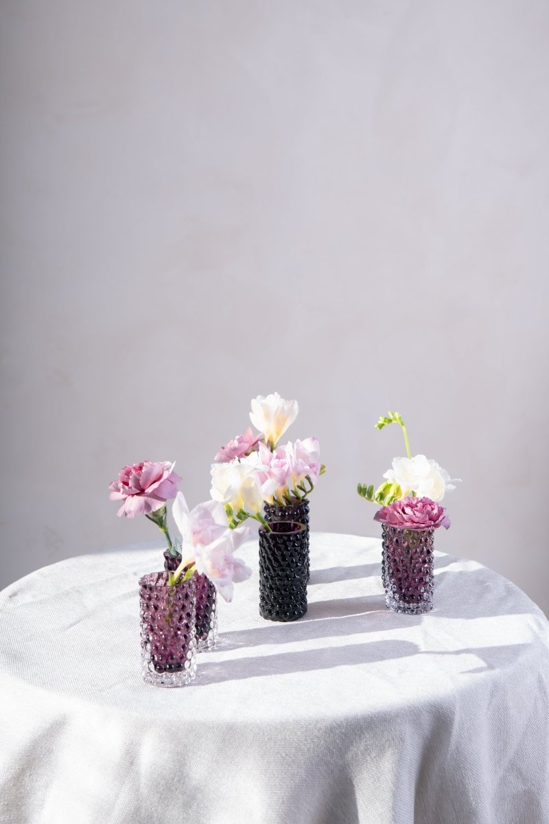 Violet Hobnail Bud Vase - KLIMCHI
