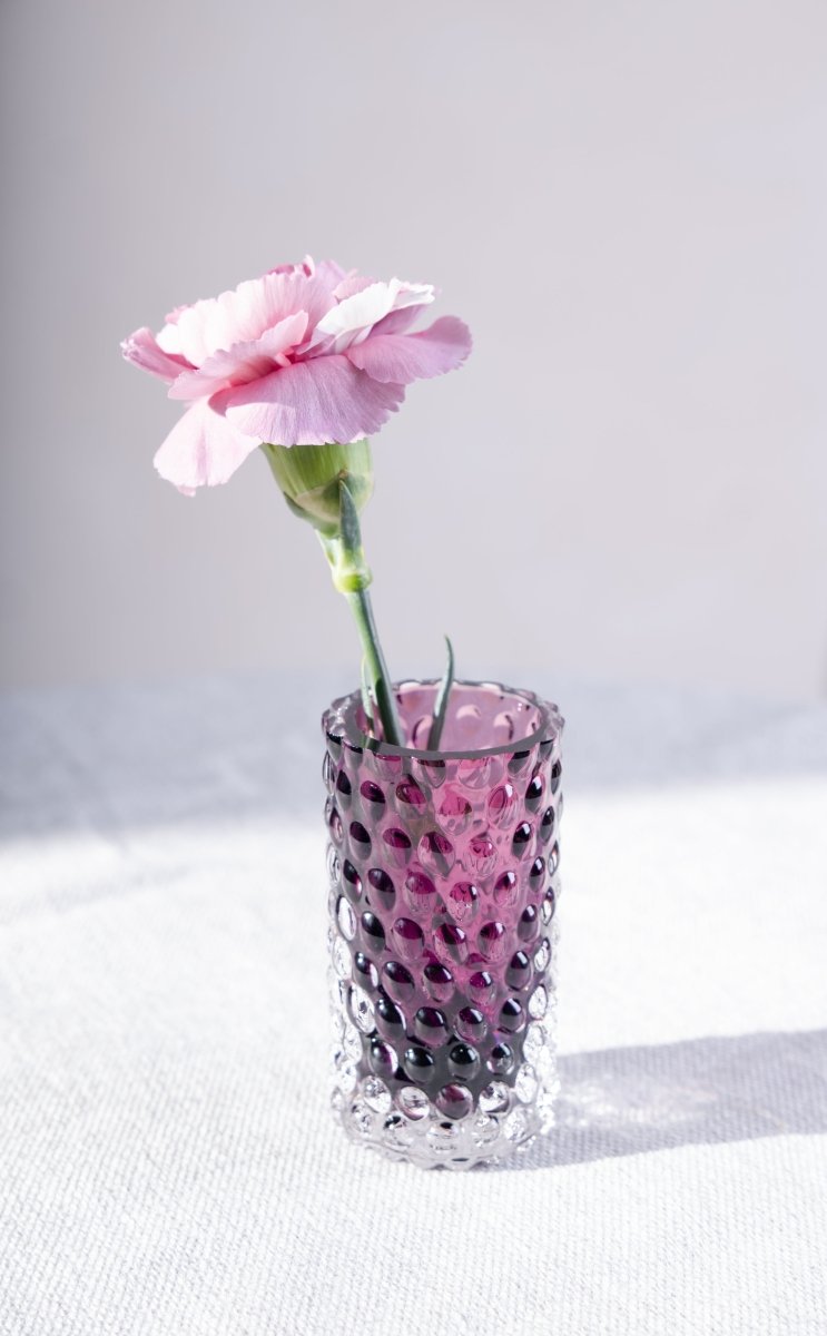 Underlay Violet Hobnail Bud Vase - KLIMCHI