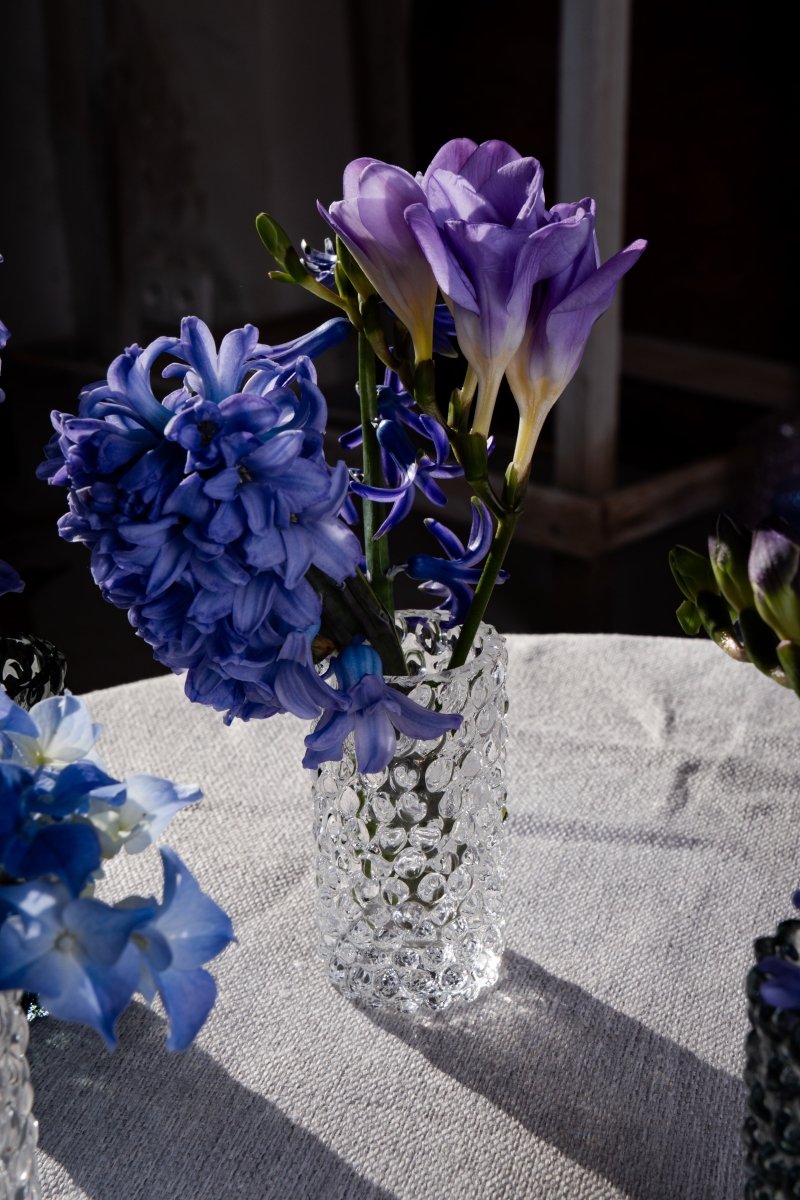 Clear Hobnail Bud Vase - KLIMCHI