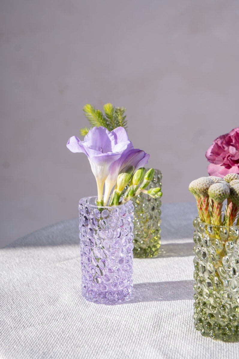 Lilac Hobnail Bud Vase - KLIMCHI