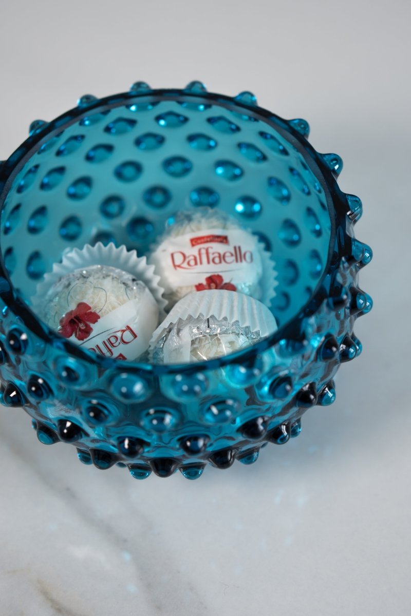 Aquamarine Hobnail Bowl Small - KLIMCHI