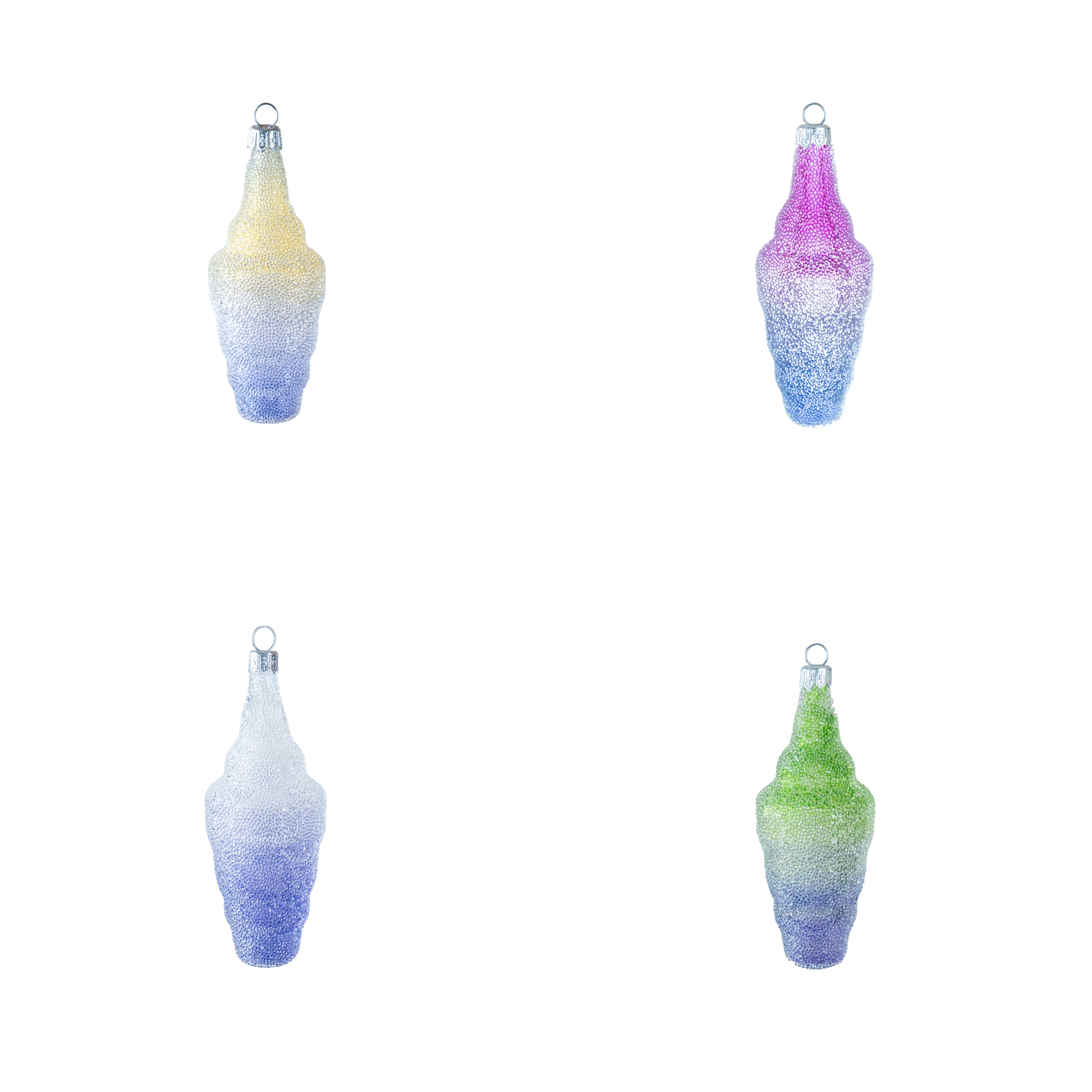 Vánoční ozdoba Aurora Prism (sada 4 barev)