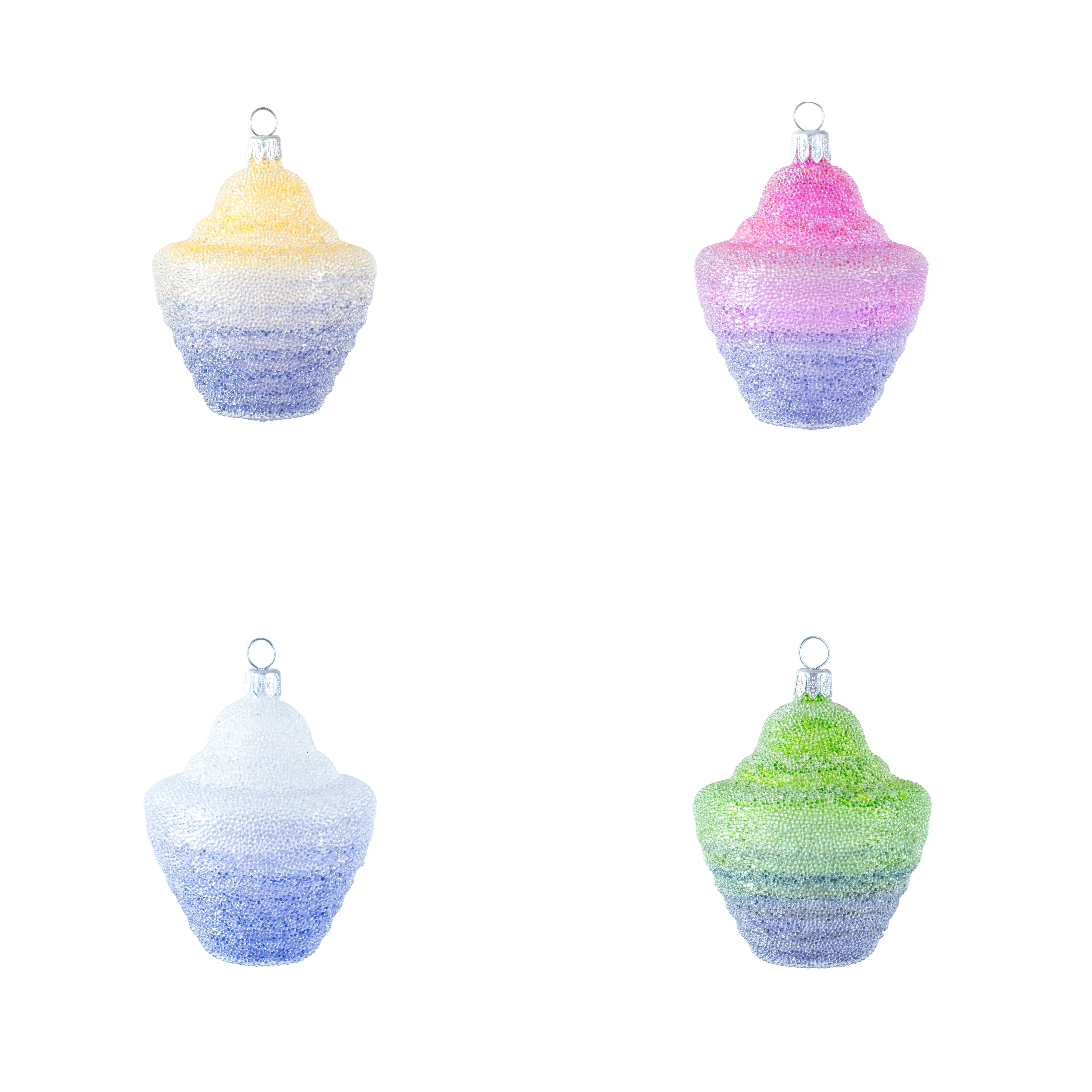 Vánoční Ozdoba Aurora Diamond (Sada 4 Barev)