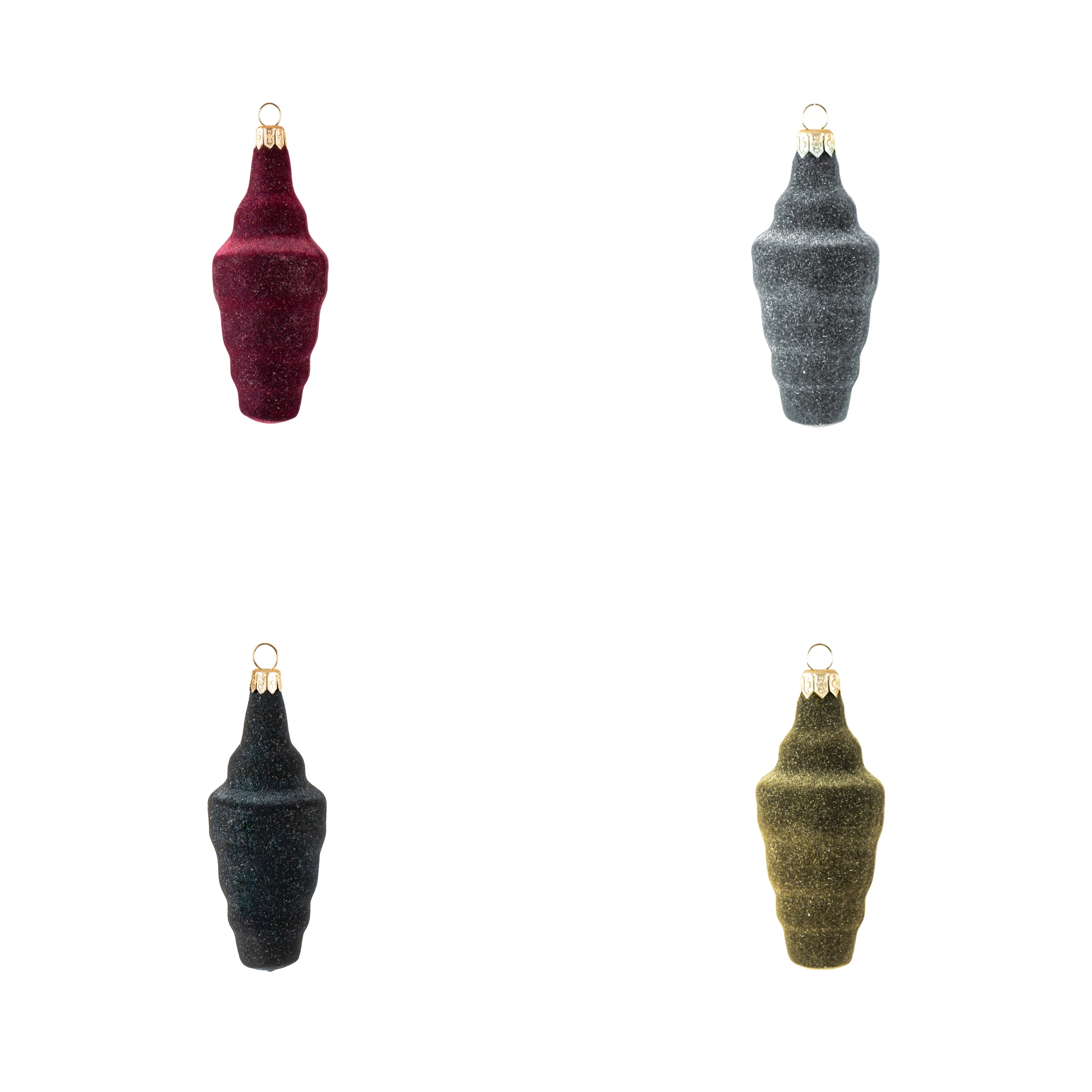 Vánoční ozdoba Moss Prism (sada 4 barev)