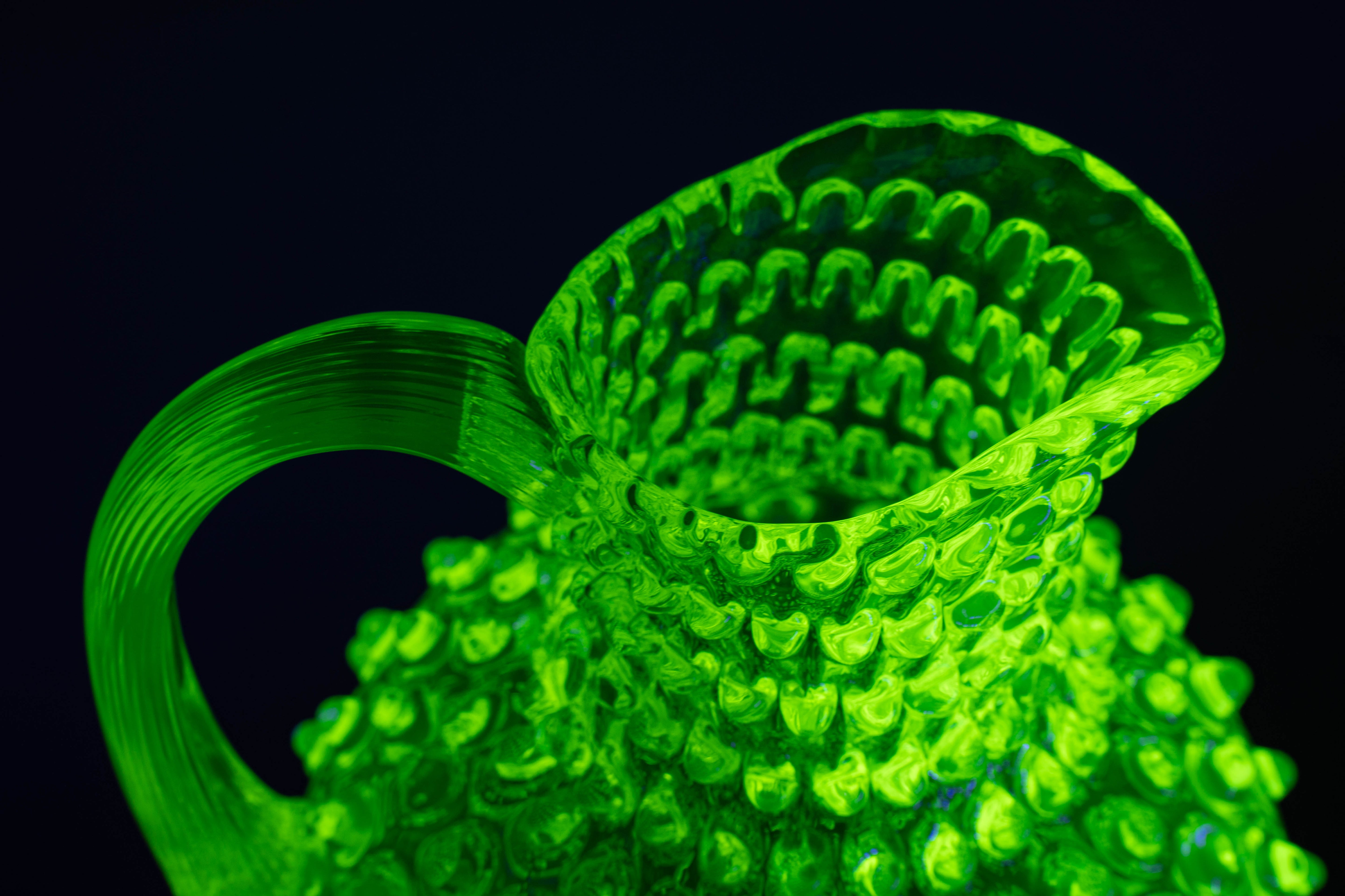 Hobnail Džbán Neon Citrine