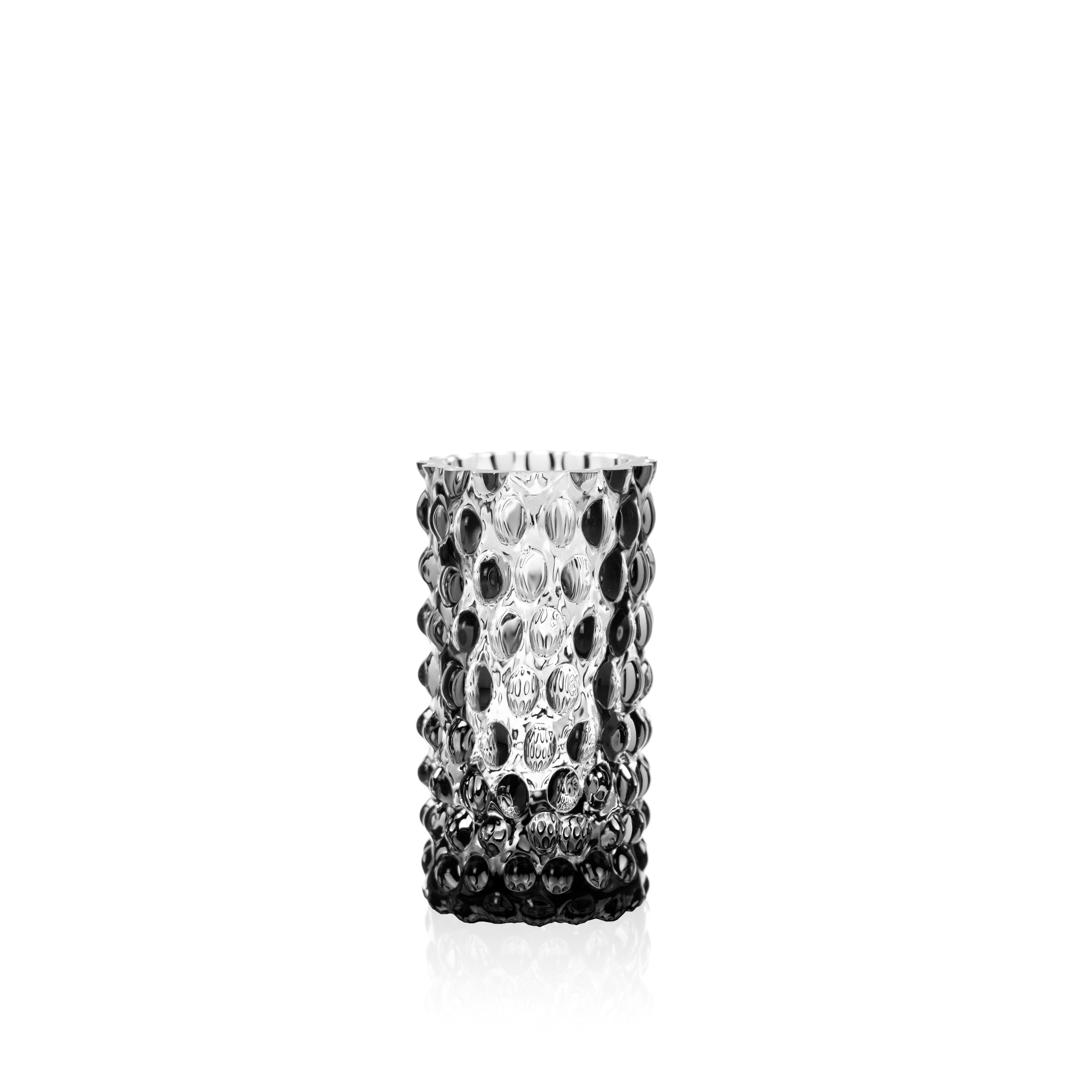 Grey Smoke Hobnail Bud Váza