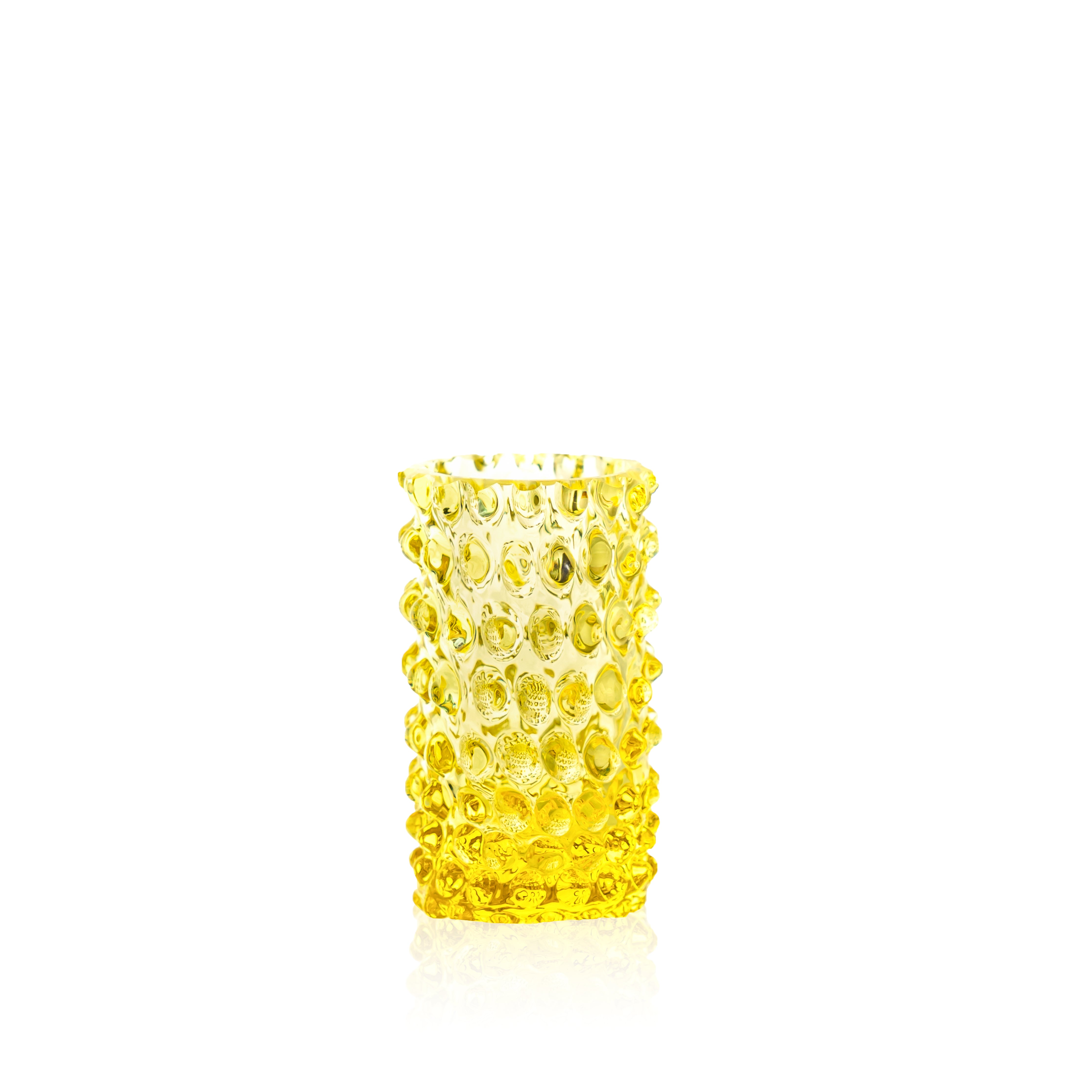Citrine Hobnail Bud Váza