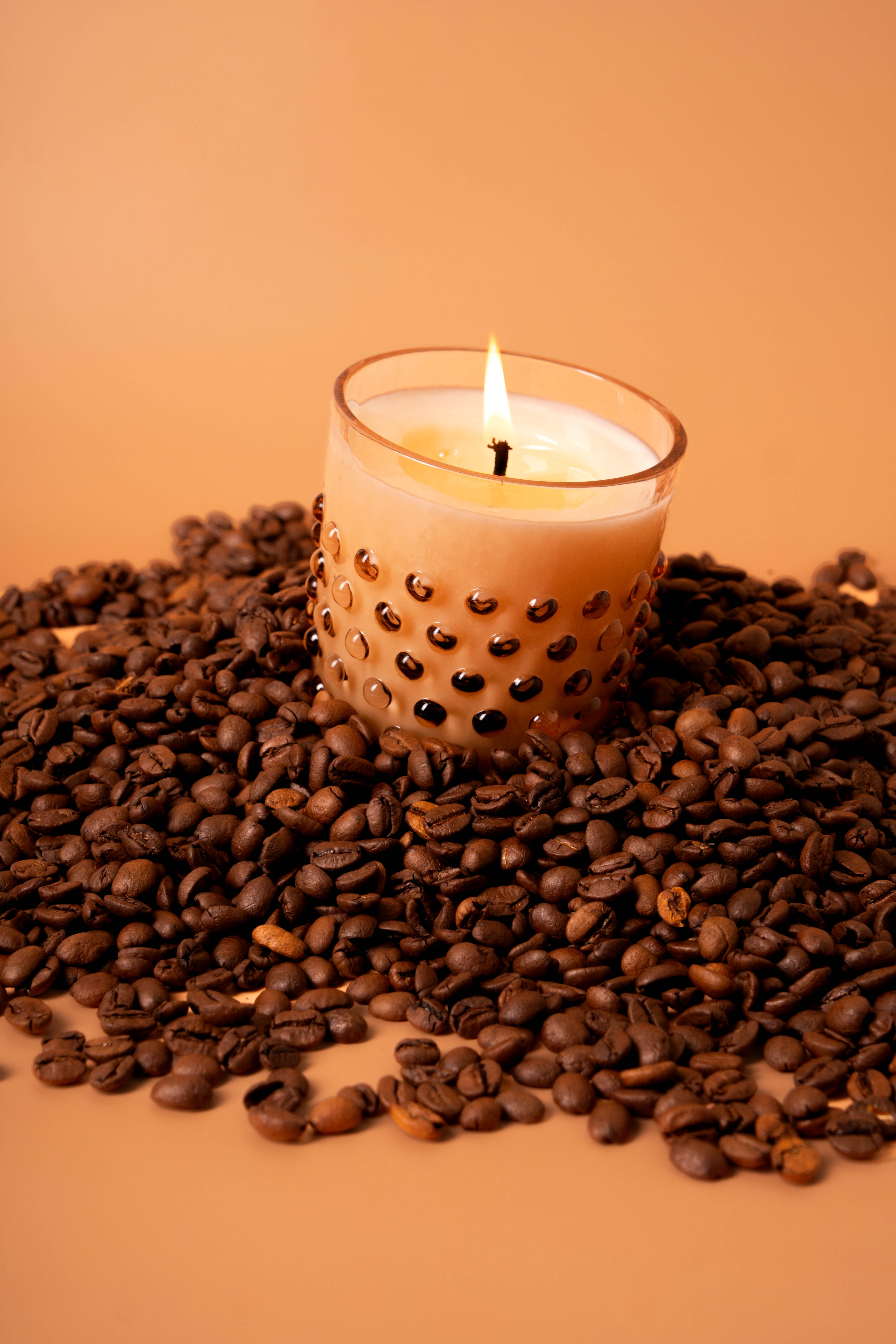 Hobnail Svíčka Espresso