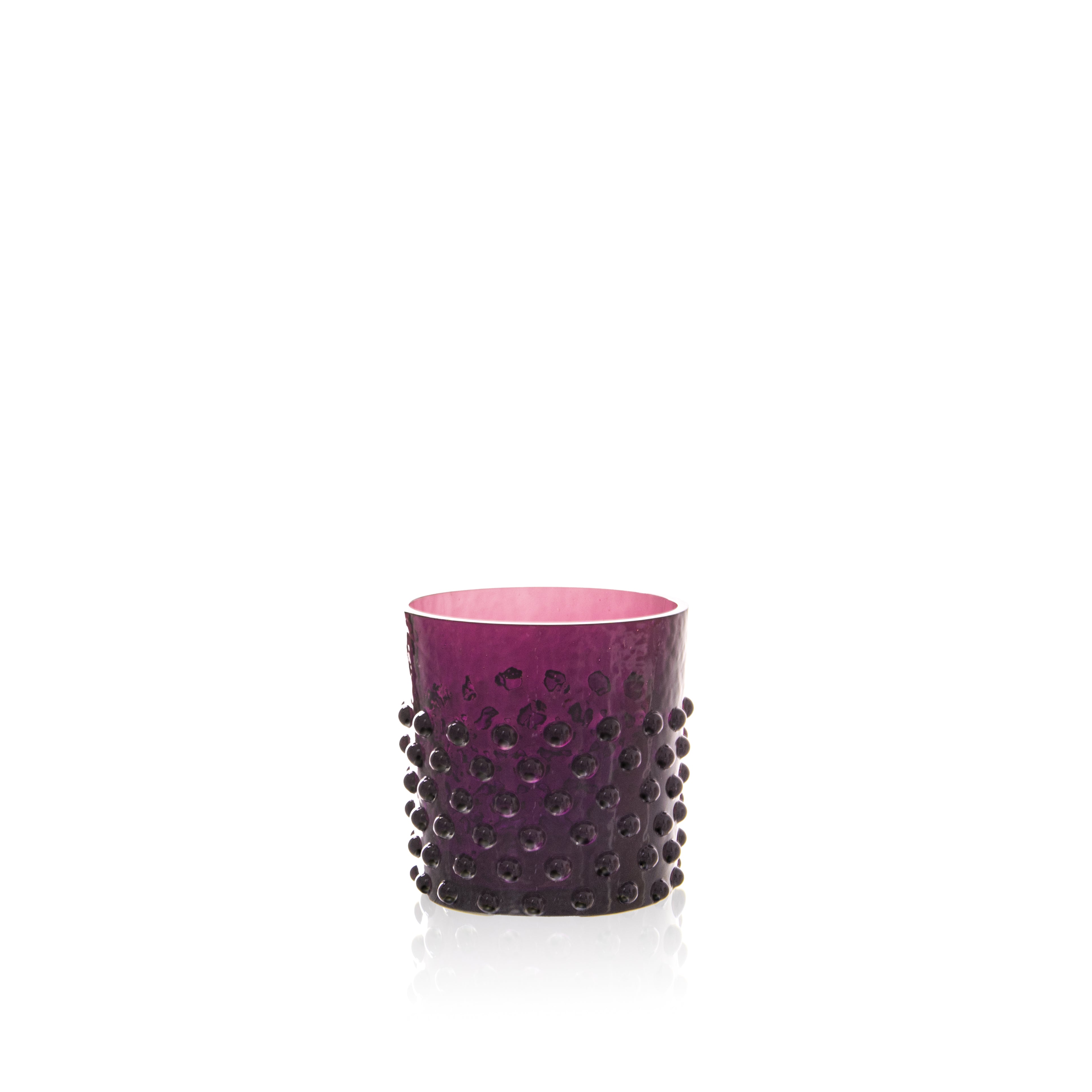 Whiskey Sklenice Hobnail Violet