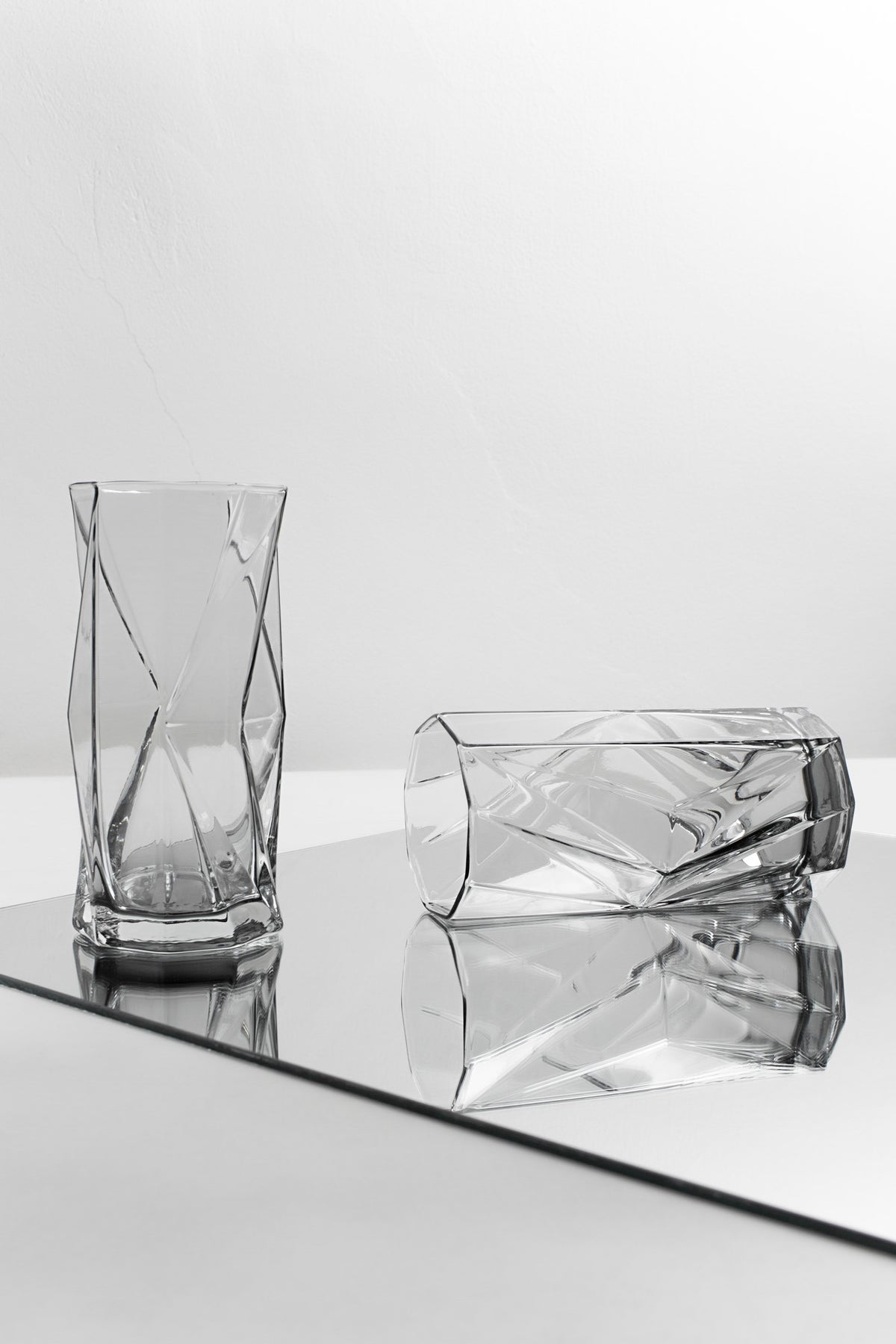 Ghost Highball Sklenice Underlay Black Smoke (sada 2 kusů)