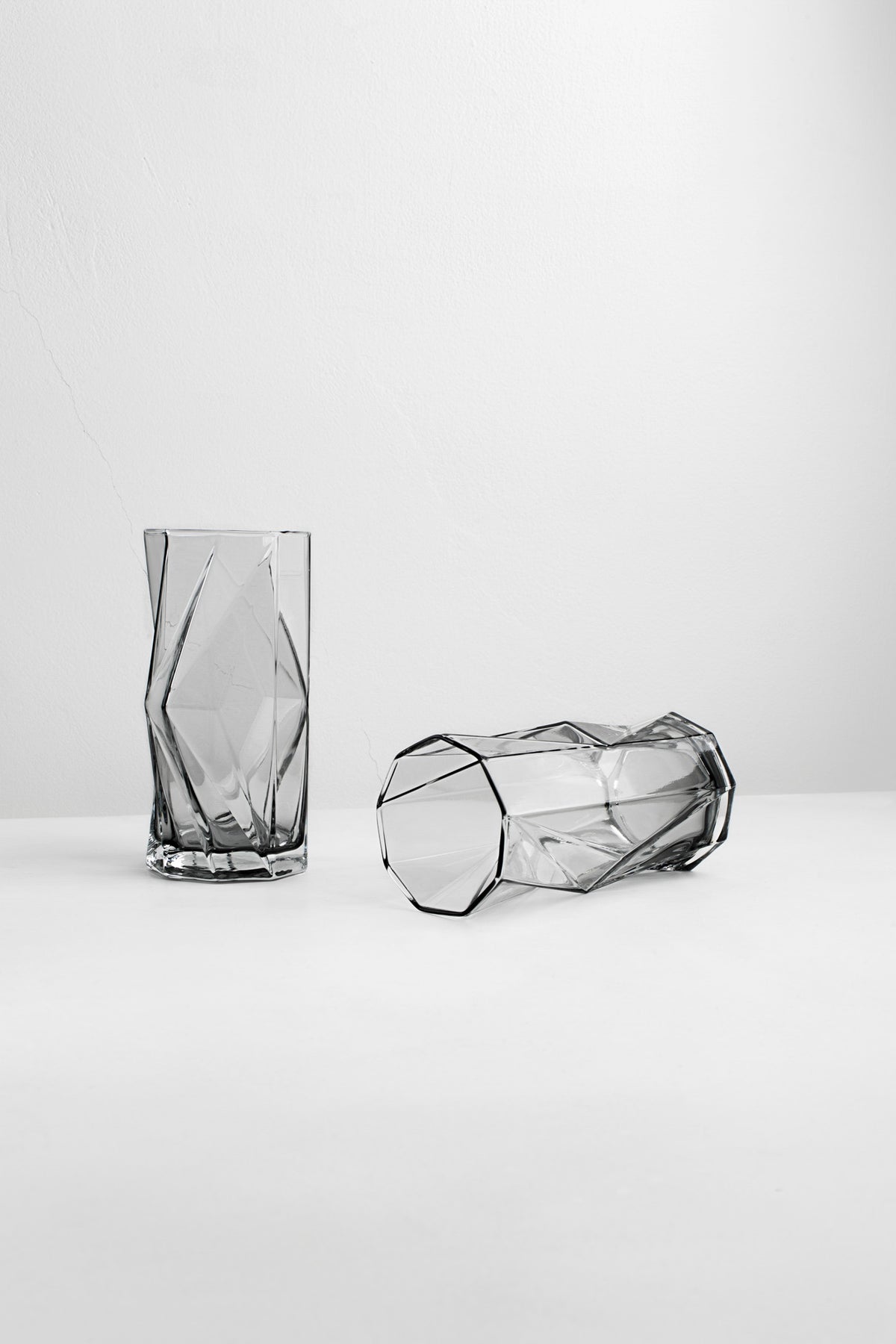 Ghost Highball Sklenice Underlay Black Smoke (sada 2 kusů)