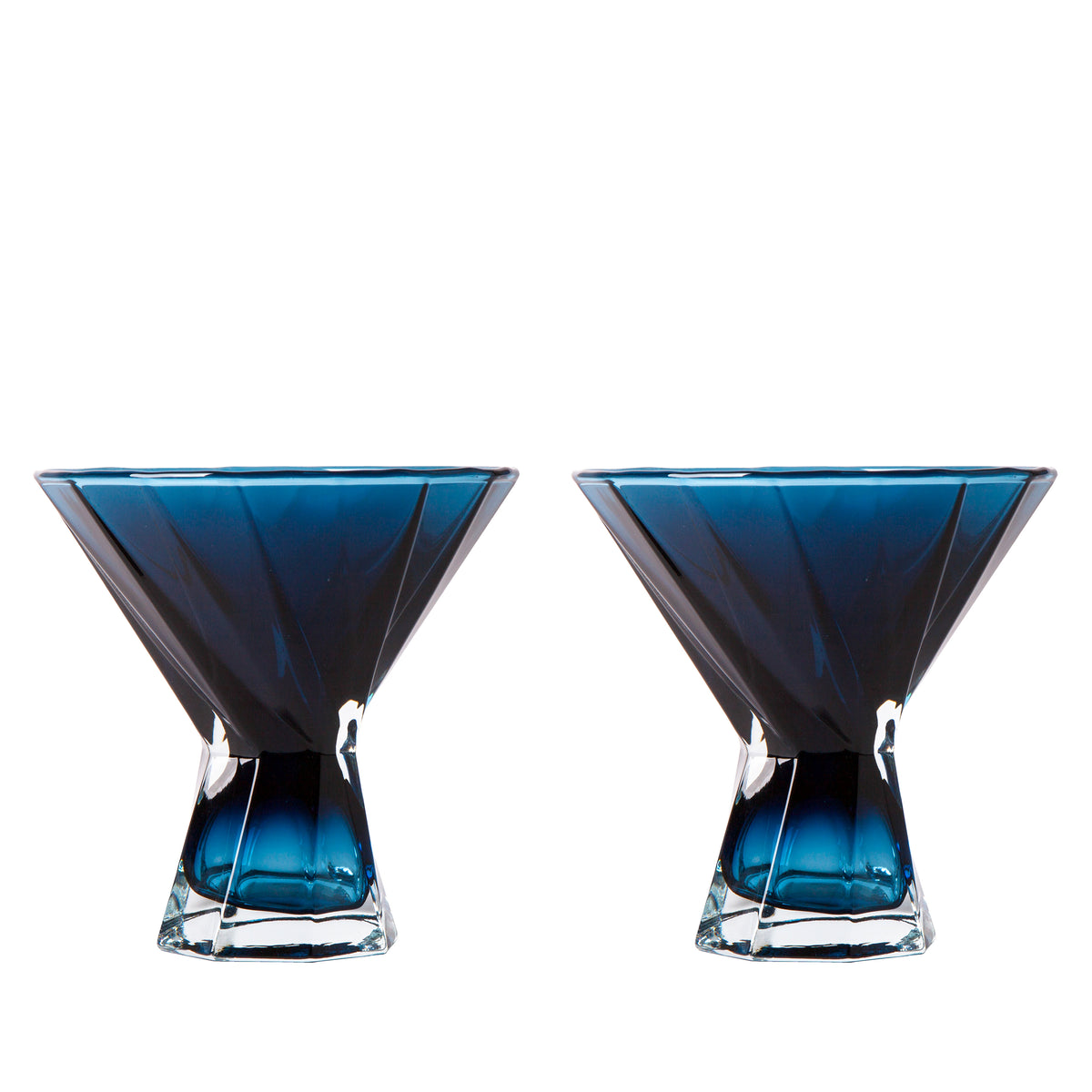 Ghost Martini Sklenice Underlay Blue Smoke (sada 2 kusů)