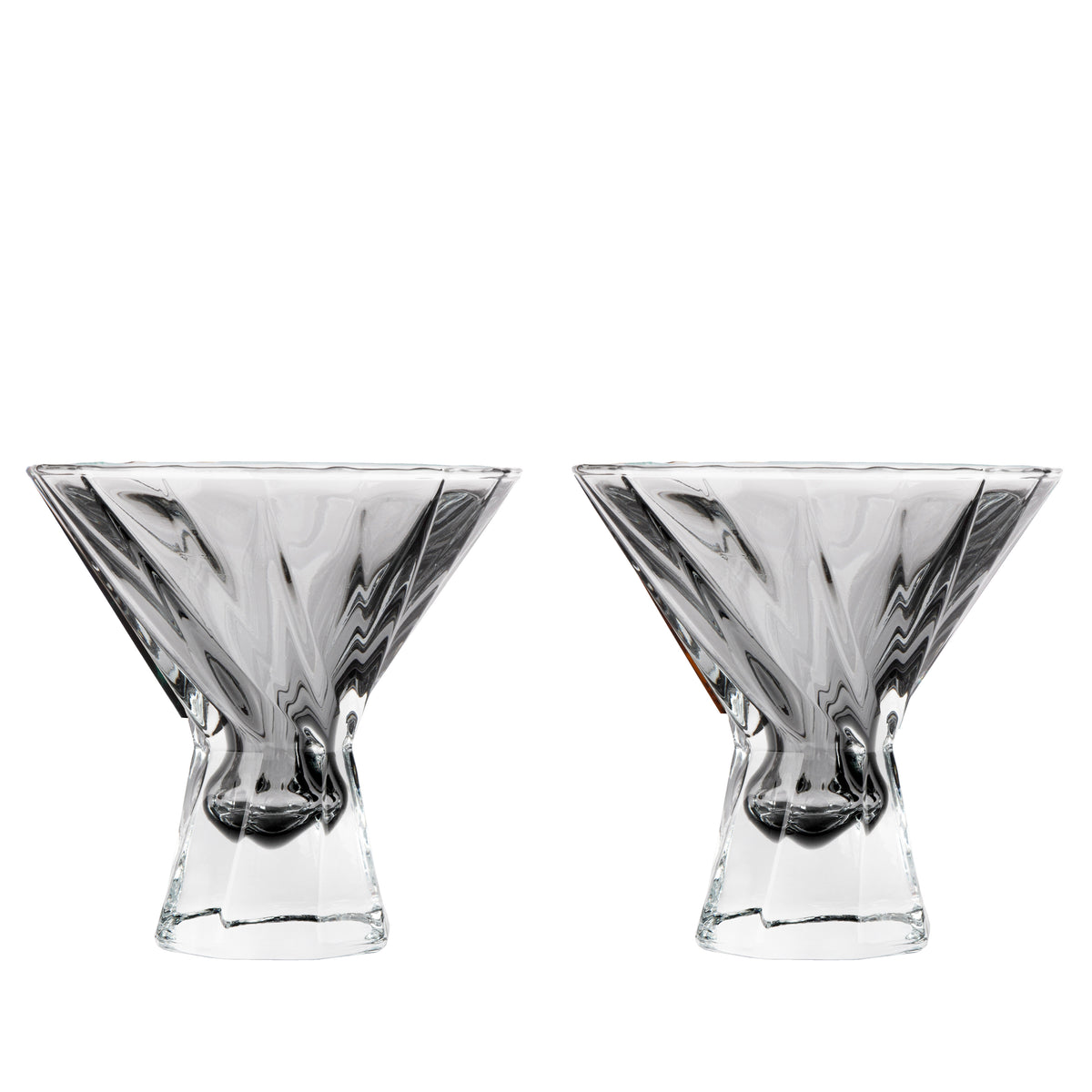 Ghost Martini Sklenice Underlay Black Smoke (sada 2 kusů)