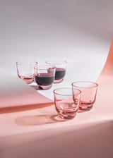 SHADOWS <br> Espresso Glass Cup in Suede Pink <br> (Set of 2) - KLIMCHI