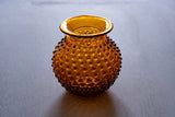 Amber Hobnail Collar Vase - KLIMCHI