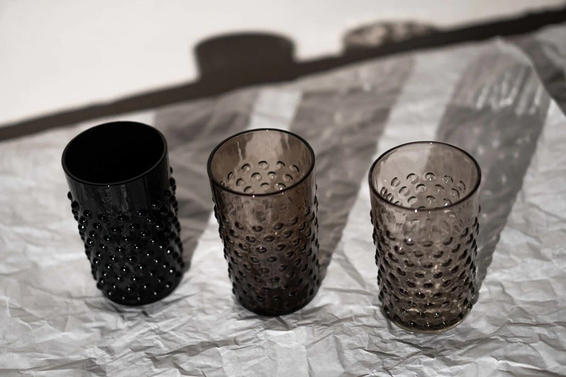 Black Hobnail Tumblers - KLIMCHI