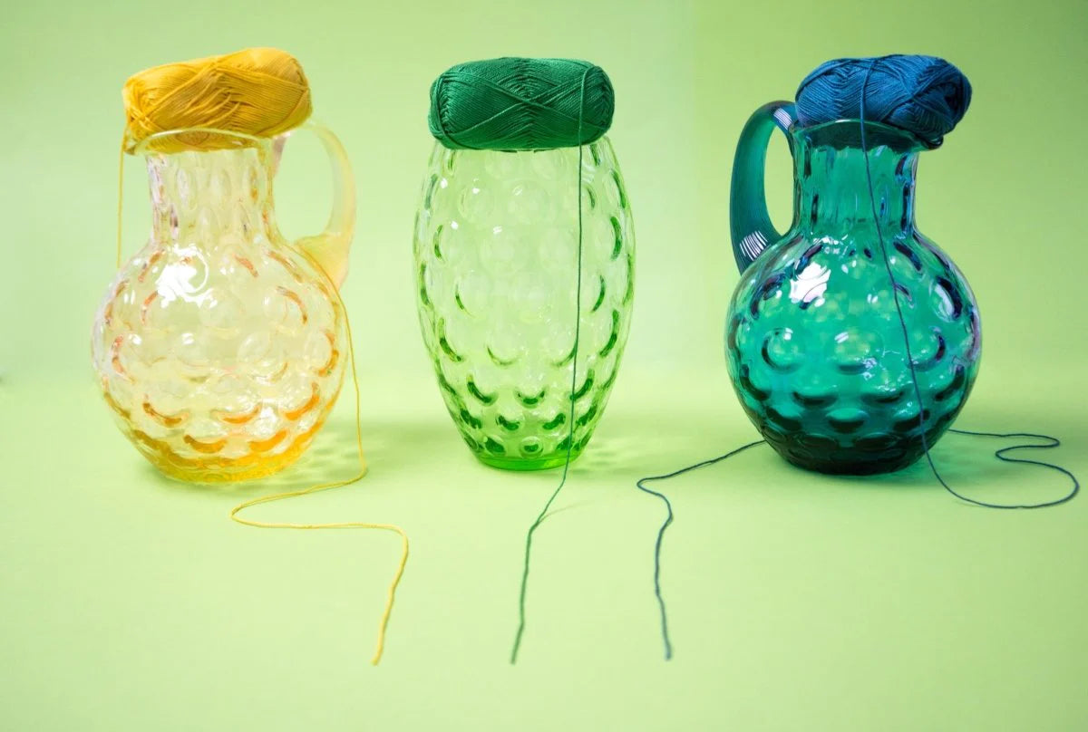 Aquamarine Kugel Jug - KLIMCHI