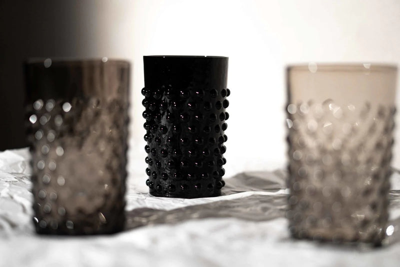 Black Hobnail Tumblers - KLIMCHI