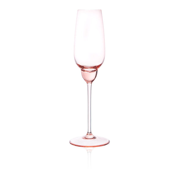 SHADOWS Champagne Glass in Suede Pink (Set of 2) - KLIMCHI