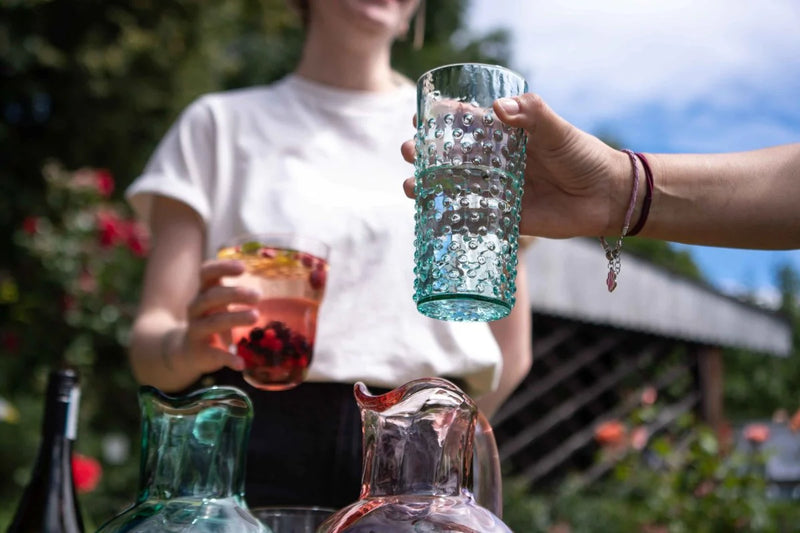 Beryl Hobnail Tumblers Tall - KLIMCHI