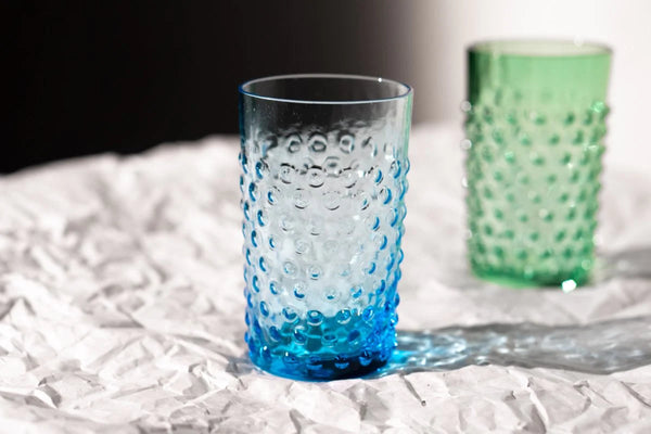 Azure Hobnail Tumblers - KLIMCHI