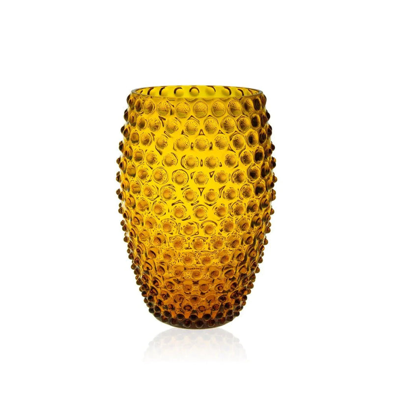 Amber Egg Hobnail Vase - KLIMCHI