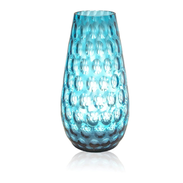 Aquamarine Kugel Cone Vase Large - KLIMCHI