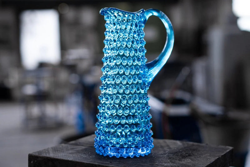 Azure Hobnail Jug Tall - KLIMCHI