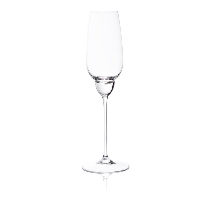 SHADOWS Champagne Glass in Cloudless Clear (Set of 2) - KLIMCHI