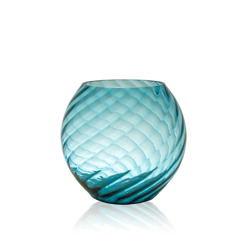 Aquamarine Marika Round Vase Large - KLIMCHI