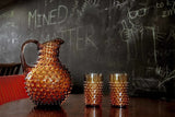 Amber Hobnail Tumblers - KLIMCHI